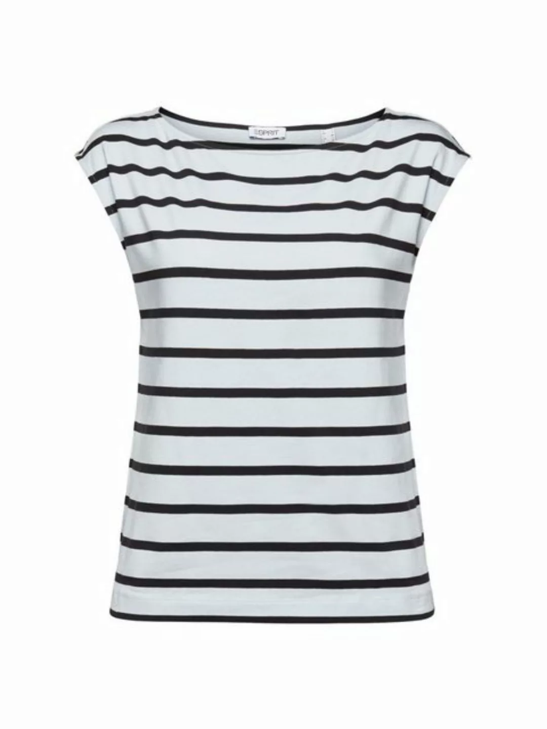Esprit T-Shirt Ärmelloses T-Shirt mit Streifen (1-tlg) günstig online kaufen