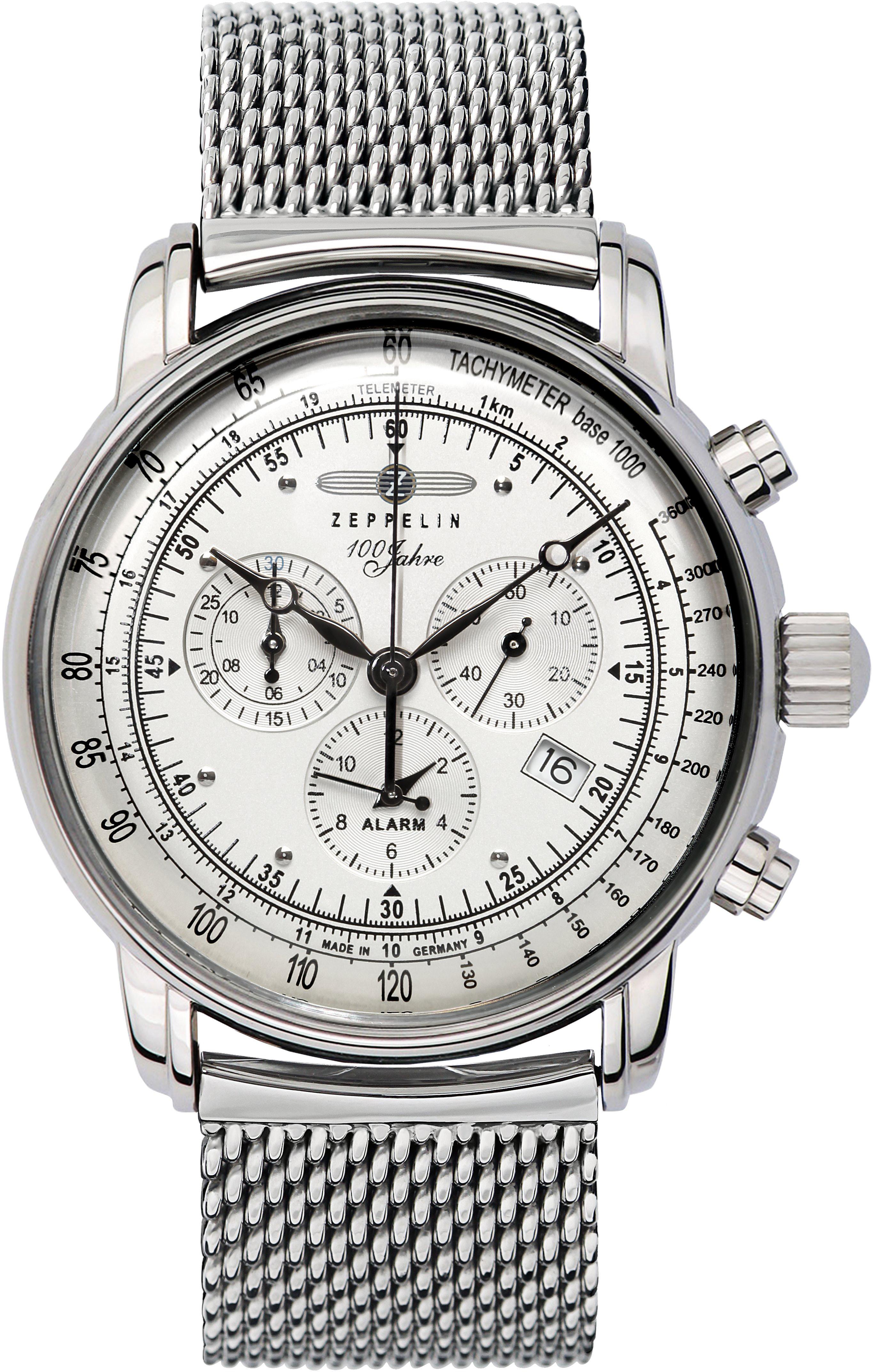 ZEPPELIN Chronograph »100 Jahre Zeppelin, 7680M-1«, Armbanduhr, Quarzuhr, H günstig online kaufen