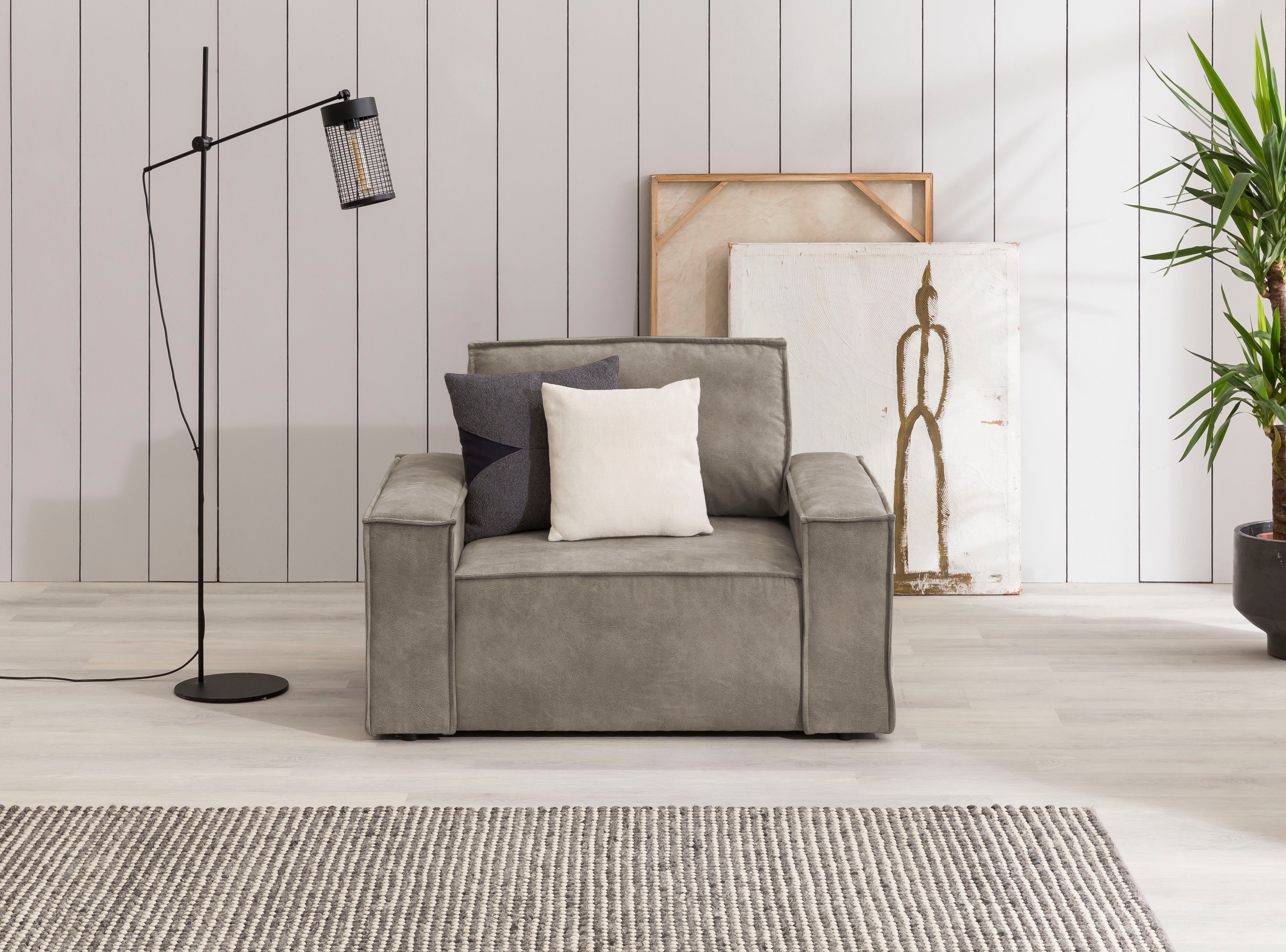 Home affaire Sessel "SHERWOOD, Love-Seat in 3 Stoffarten verfügbar", passen günstig online kaufen