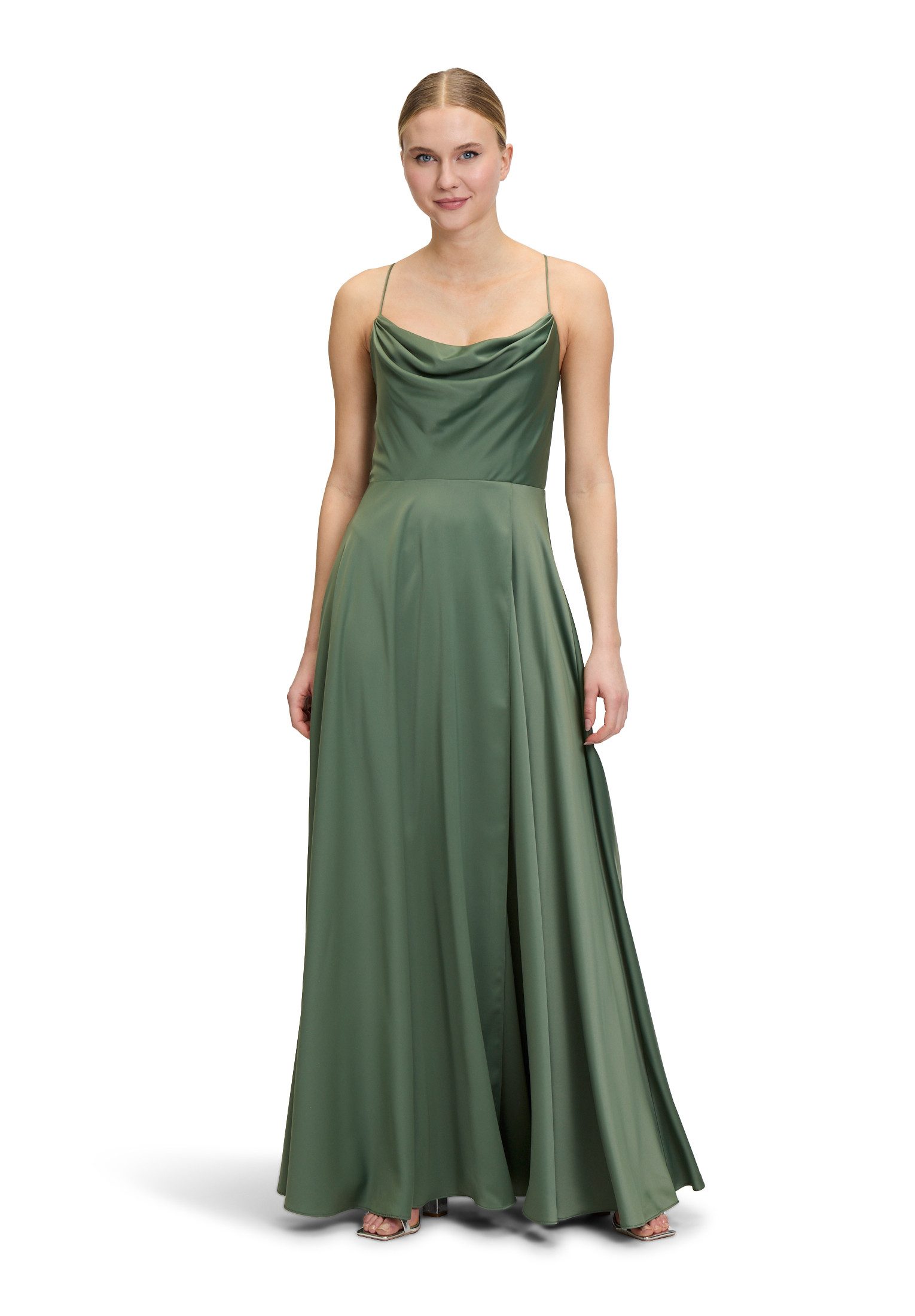 Vera Mont Abendkleid "Vera Mont Damen Abendkleid mit Wasserfallausschnitt", günstig online kaufen