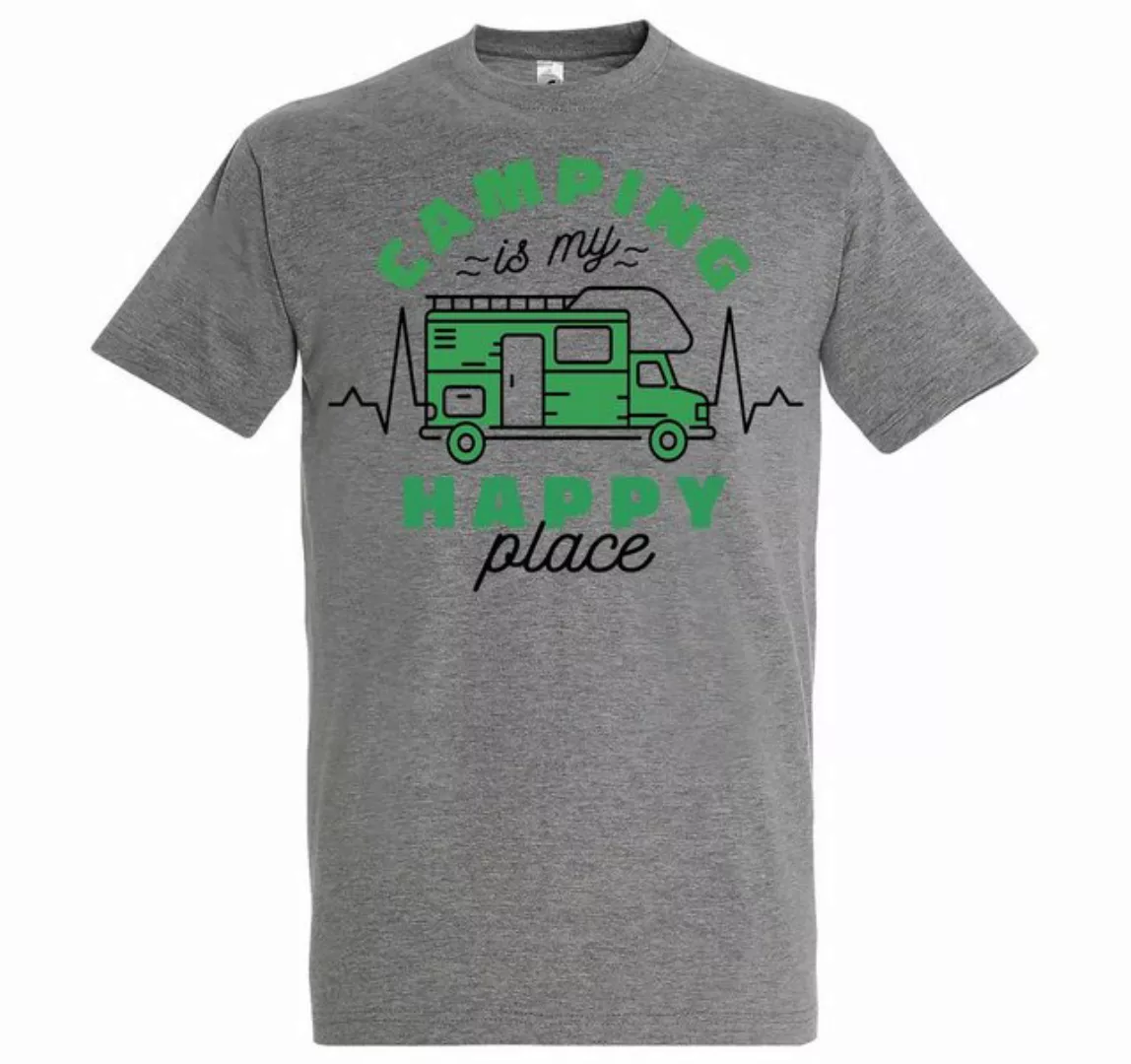 Youth Designz T-Shirt Camping is my Happy Place mit trendigem Motiv günstig online kaufen