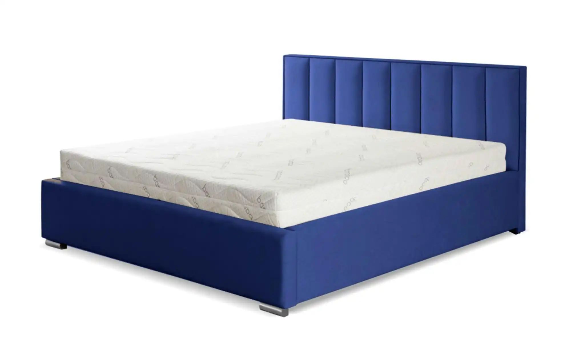 Polsterbett mit Bettkasten Hugo ¦ blau ¦ Maße (cm): B: 160 H: 110 Betten > günstig online kaufen