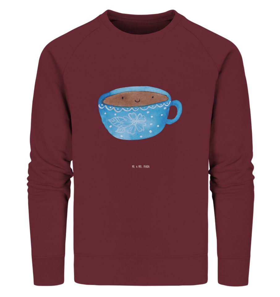 Mr. & Mrs. Panda Longpullover Größe M Kaffee Tasse - Burgundy - Geschenk, S günstig online kaufen