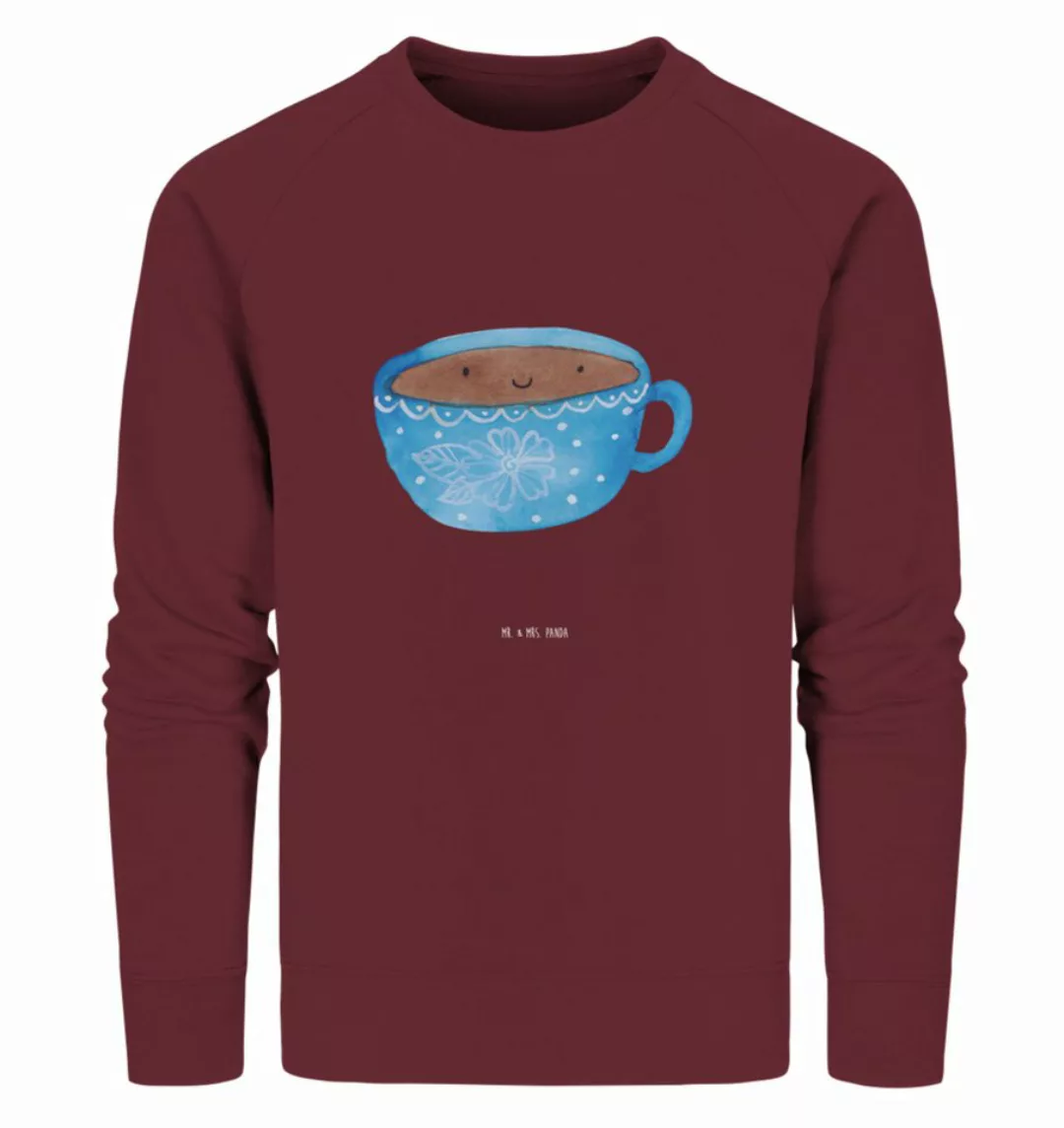 Mr. & Mrs. Panda Longpullover Größe M Kaffee Tasse - Burgundy - Geschenk, S günstig online kaufen