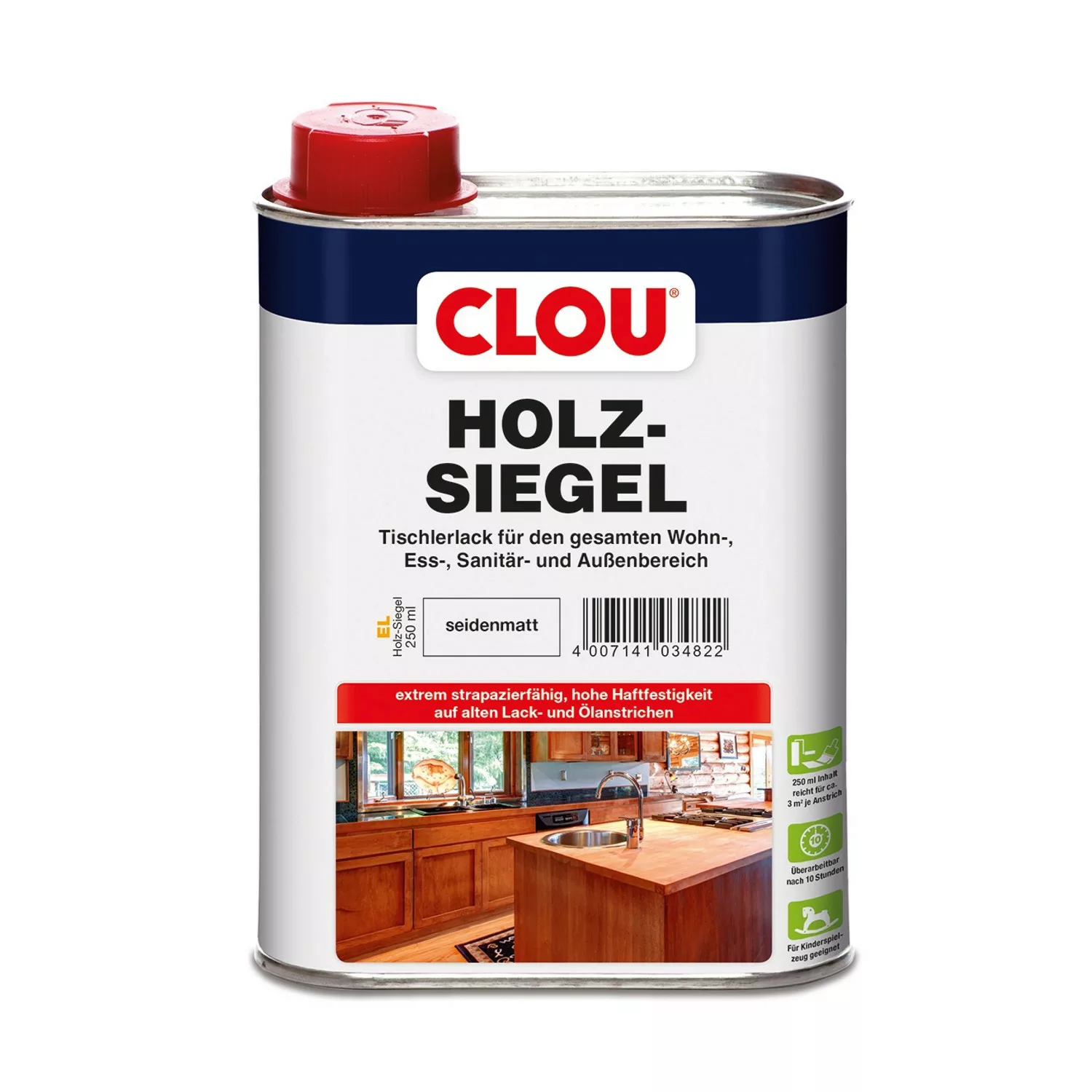 Clou Holz-Siegel EL Transparent seidenmatt 250 ml günstig online kaufen