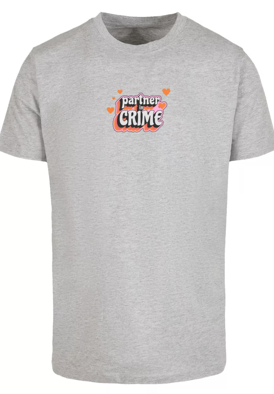 F4NT4STIC T-Shirt "Partner In Crime Valentinstag Partner Design", Premium Q günstig online kaufen