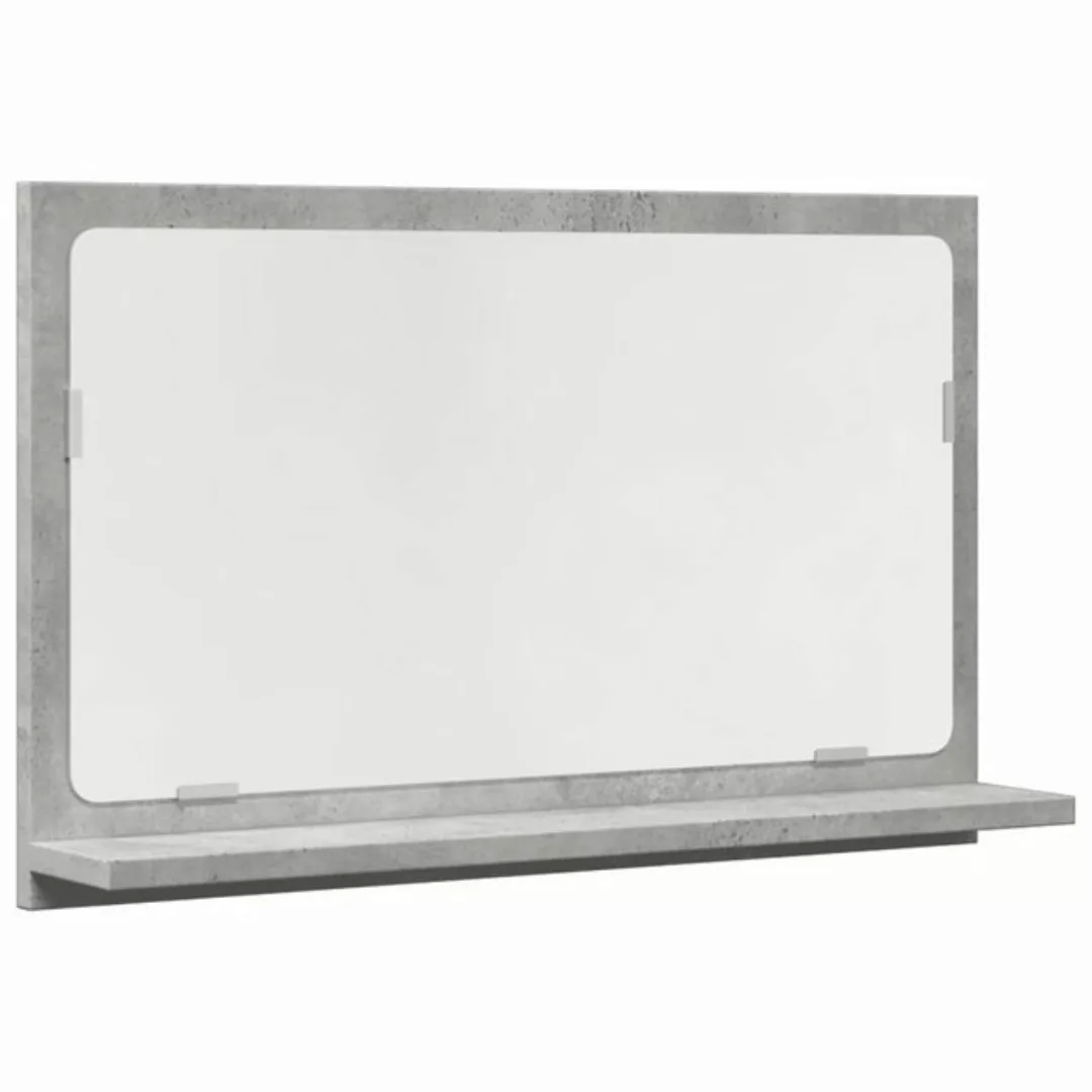 vidaXL Badezimmerspiegelschrank Badspiegel mit Ablage Betongrau 60x11x37 cm günstig online kaufen