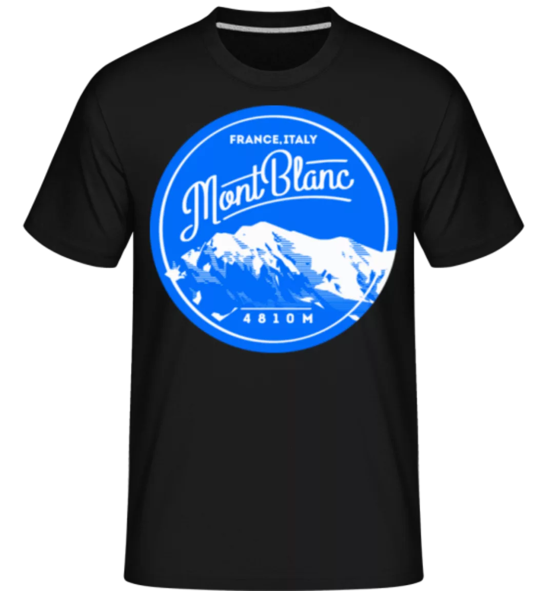 Mont Blanc Mountain · Shirtinator Männer T-Shirt günstig online kaufen