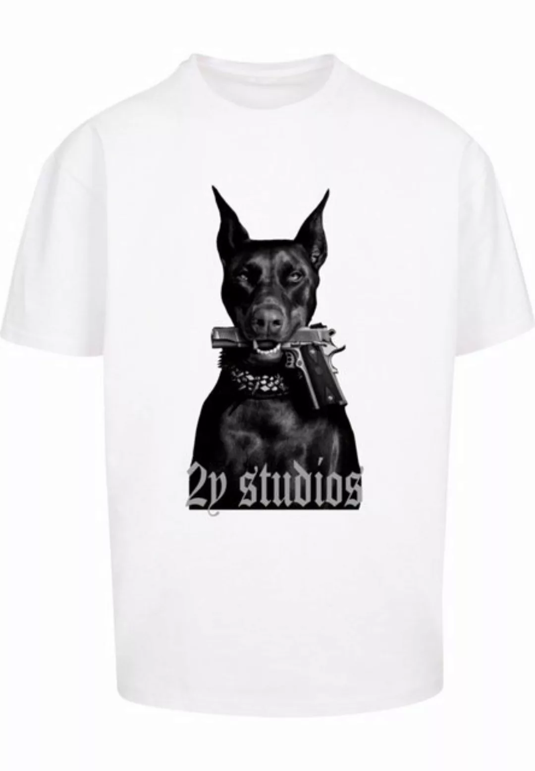 2Y Studios T-Shirt 2Y Studios Herren Doberman Oversize Tee (1-tlg) günstig online kaufen