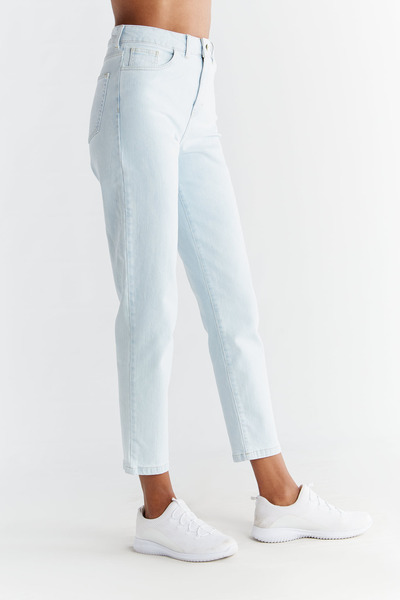 Evermind - Damen Mom Fit Jeans Aus Bio-baumwolle Wn1009 günstig online kaufen