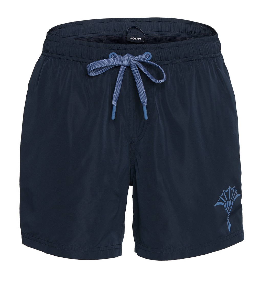 JOOP Badeshorts "Solid", Cornflower-Logo, kurze Seitenschlitze günstig online kaufen