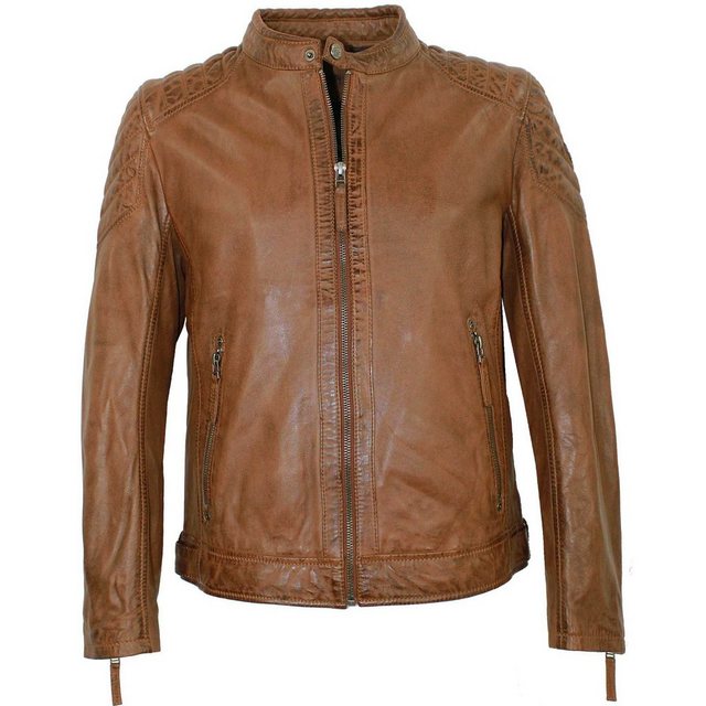 Gipsy by Mauritius Lederjacke Gipsy - Herren Lederjacke Lammnappa cognac Pf günstig online kaufen