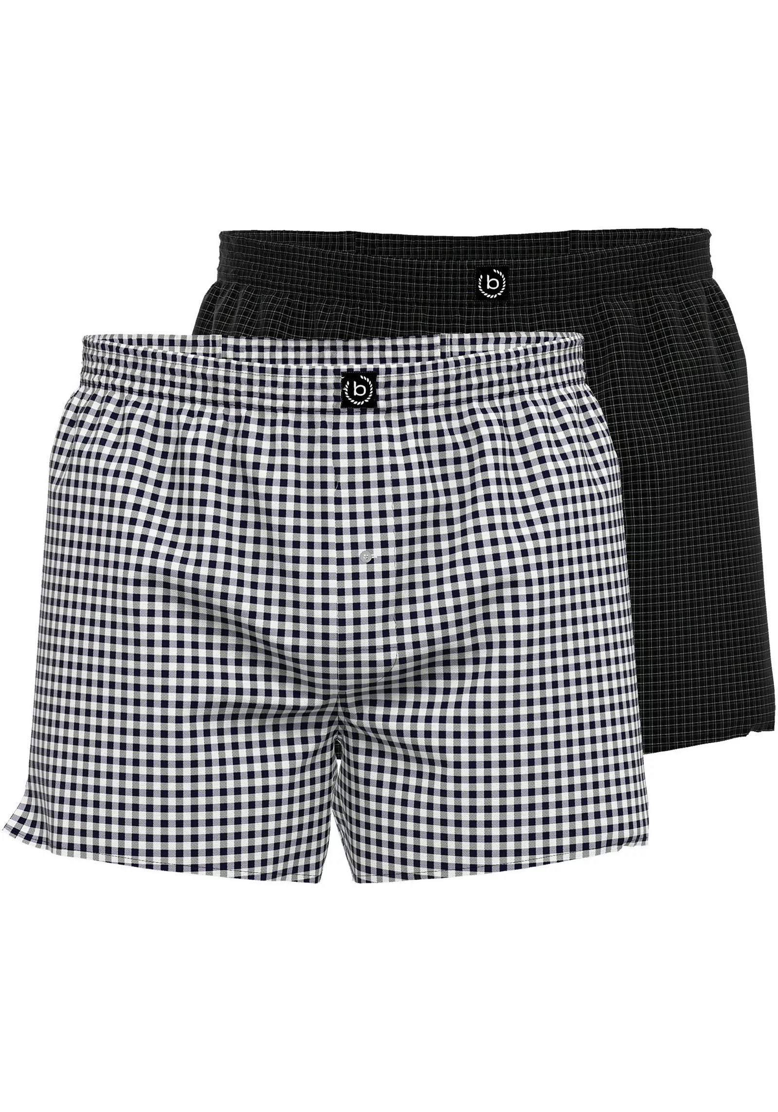 bugatti Boxershorts "Helsinki", (2 St.), mit lässigem Fit günstig online kaufen