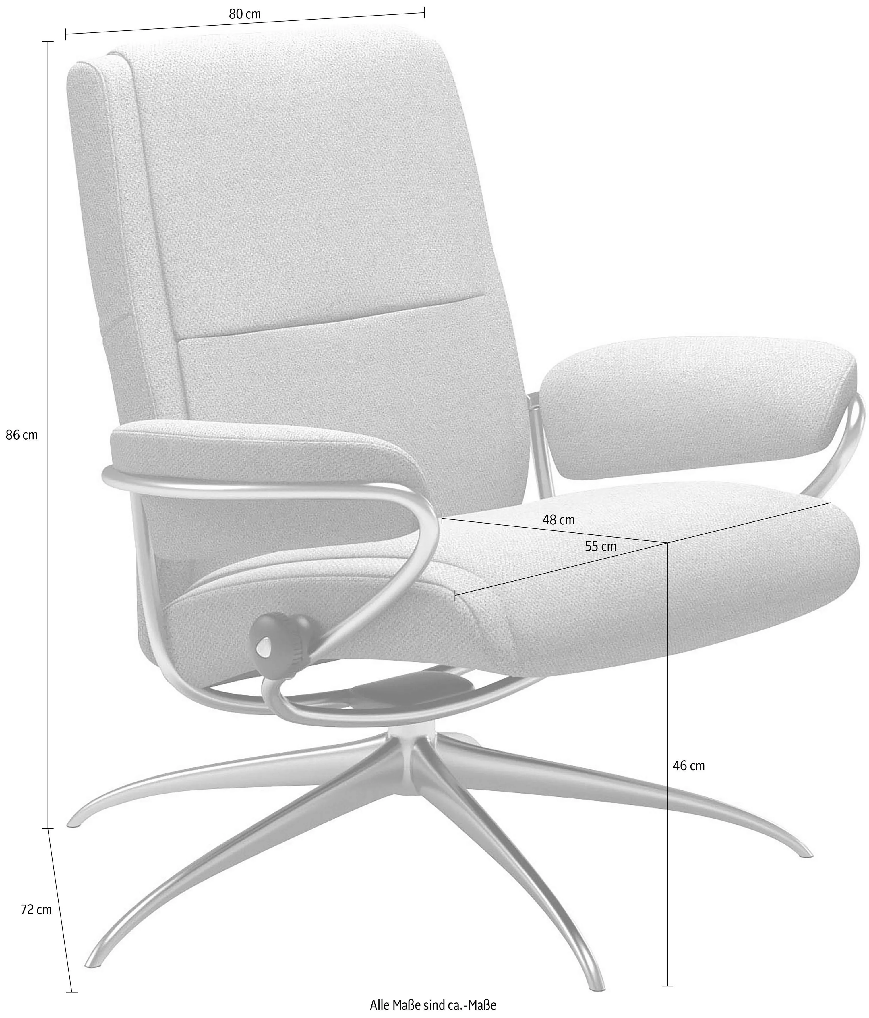 Stressless Relaxsessel "Paris", Low Back, mit Star Base, Gestell Chrom günstig online kaufen