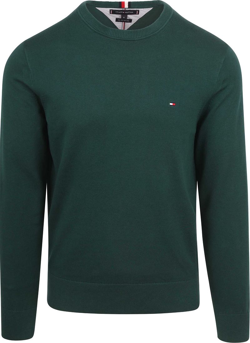 Tommy Hilfiger Pullover Dunkelgrün - Größe XL günstig online kaufen