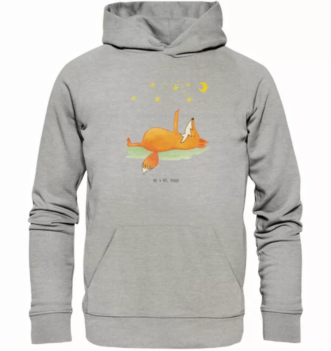 Mr. & Mrs. Panda Hoodie Fuchs Sterne Größe XL - Heather Grey - Geschenk, tr günstig online kaufen