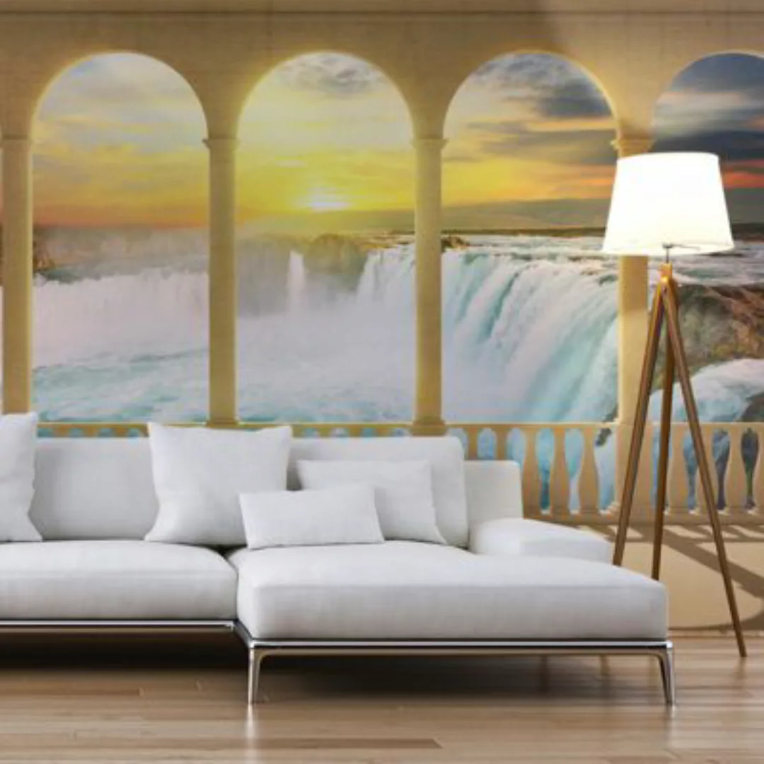 artgeist Fototapete Traum über Niagara Falls mehrfarbig Gr. 450 x 270 günstig online kaufen