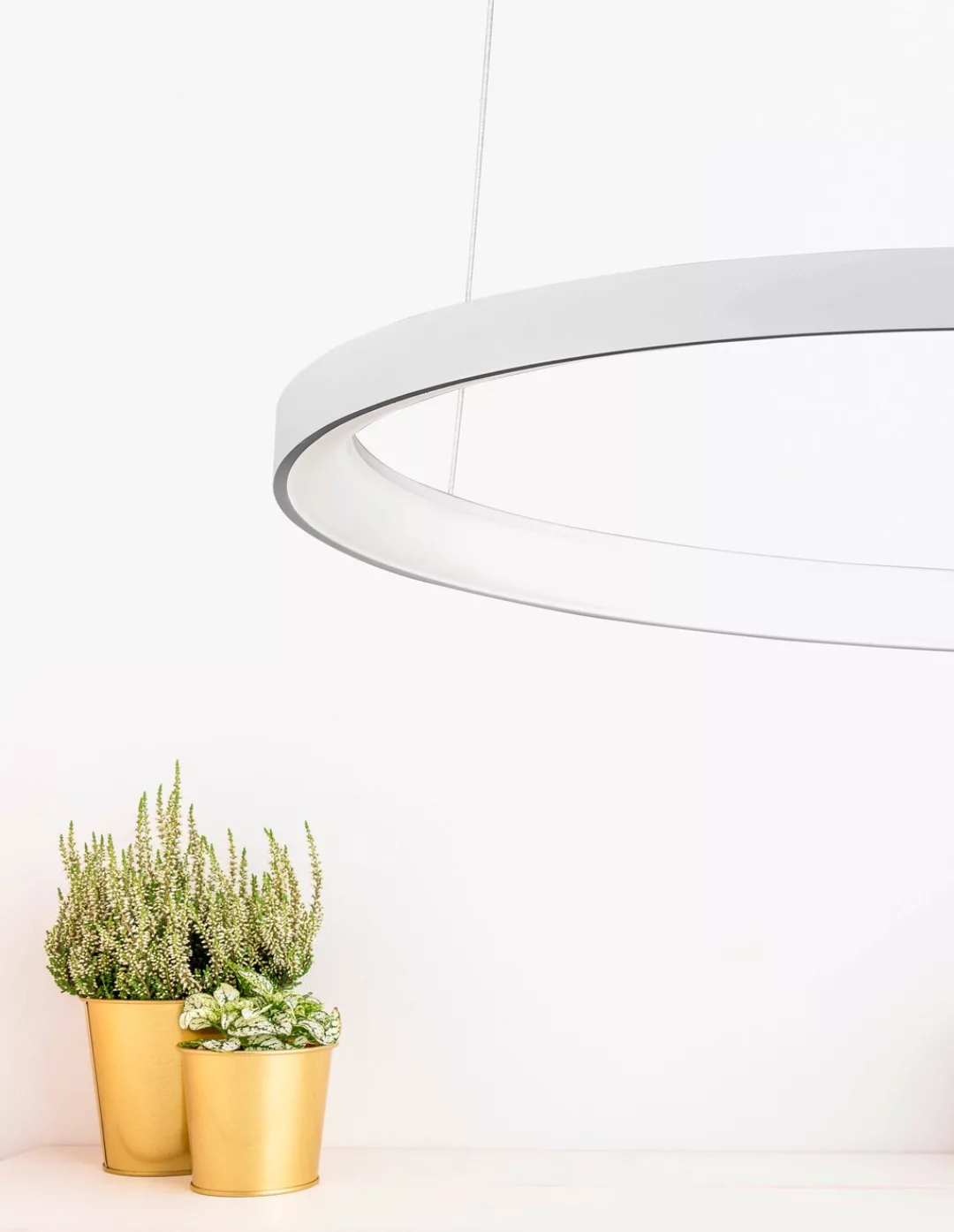 LED Pendelleuchte Pertino in Weiß 60W 3600lm günstig online kaufen