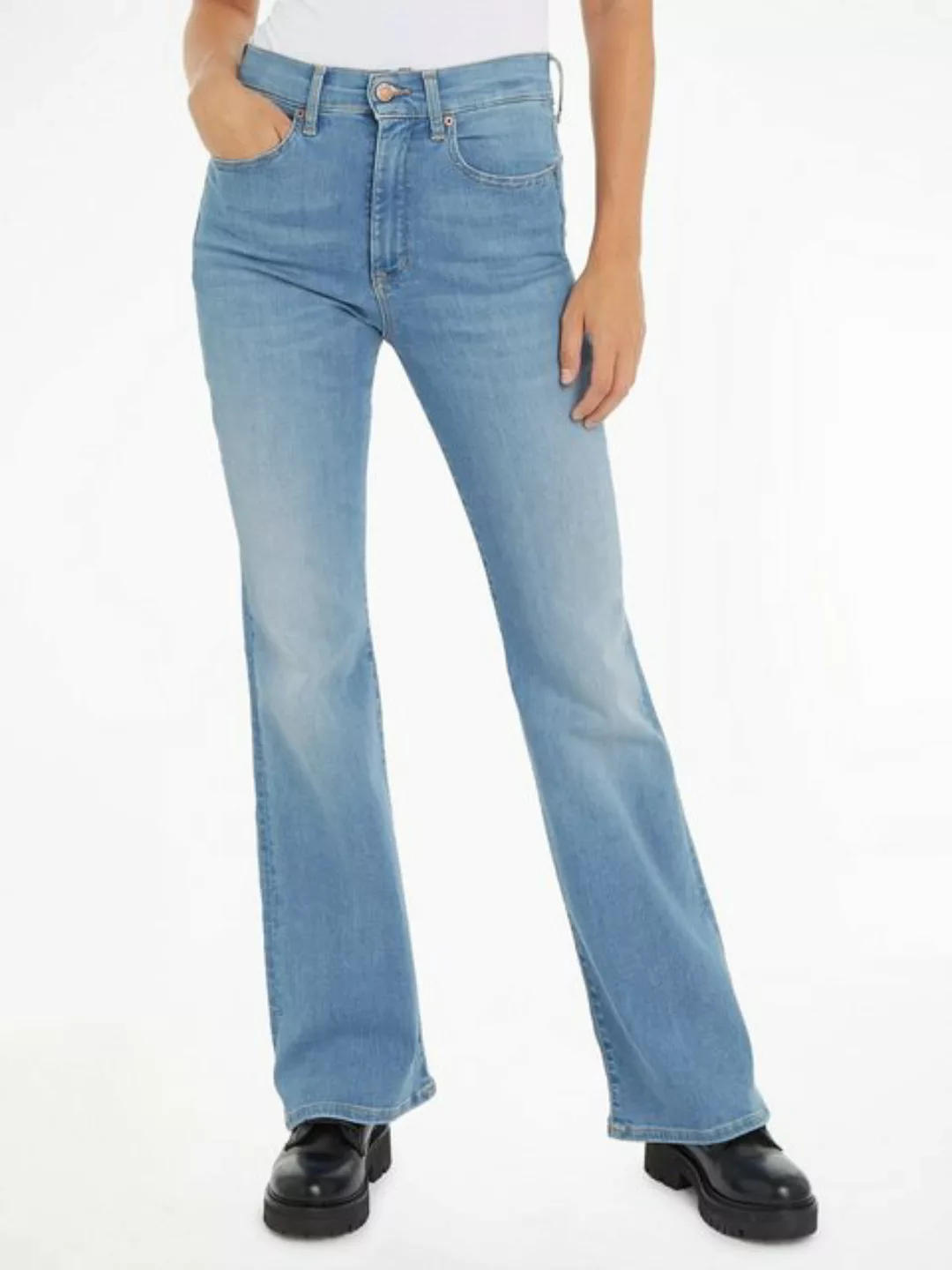 Tommy Jeans Bequeme Jeans Sylvia mit Markenlabel günstig online kaufen