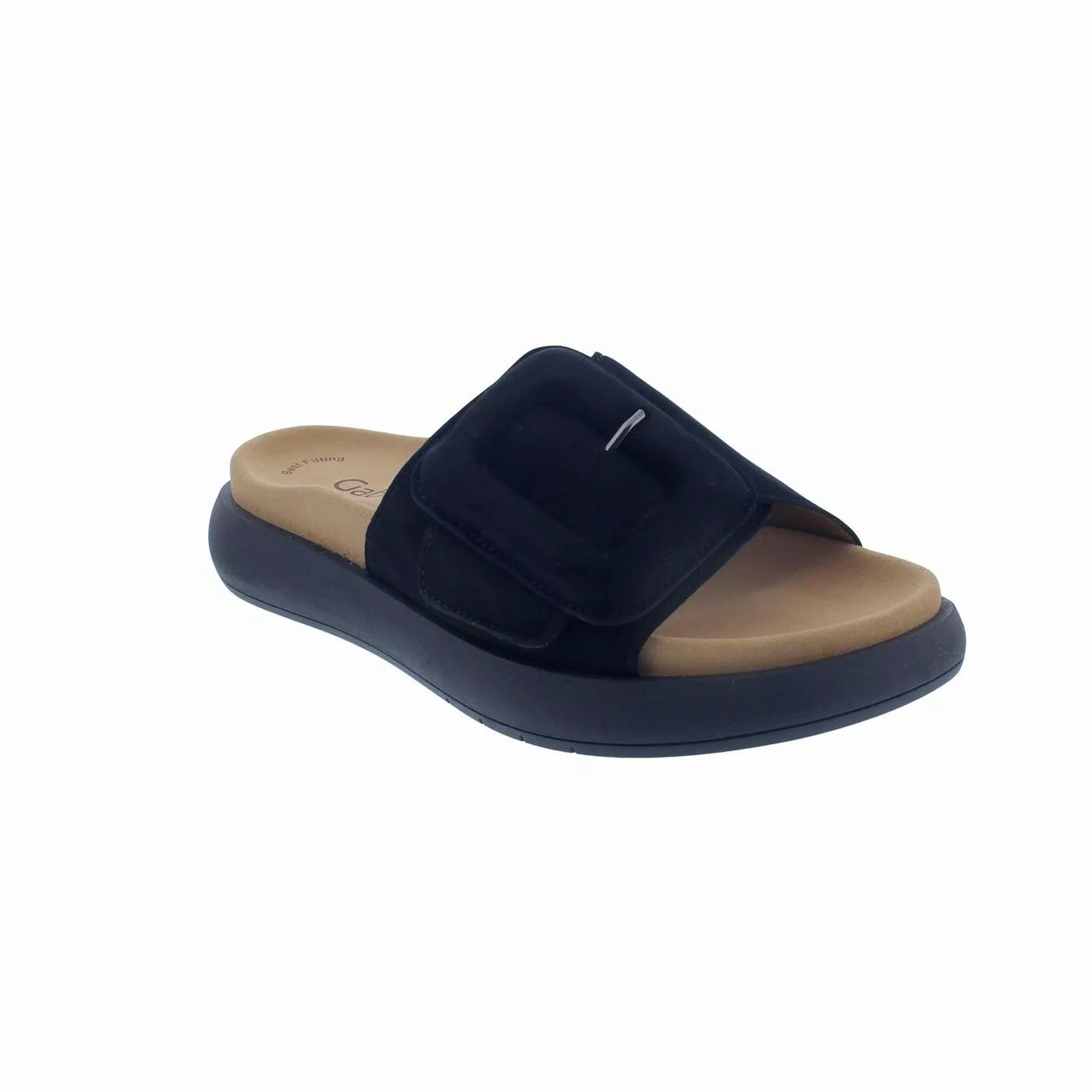 Gabor Gabor Pantolette 63.751.17, Samtchevreau, schwarz, günstig online kaufen
