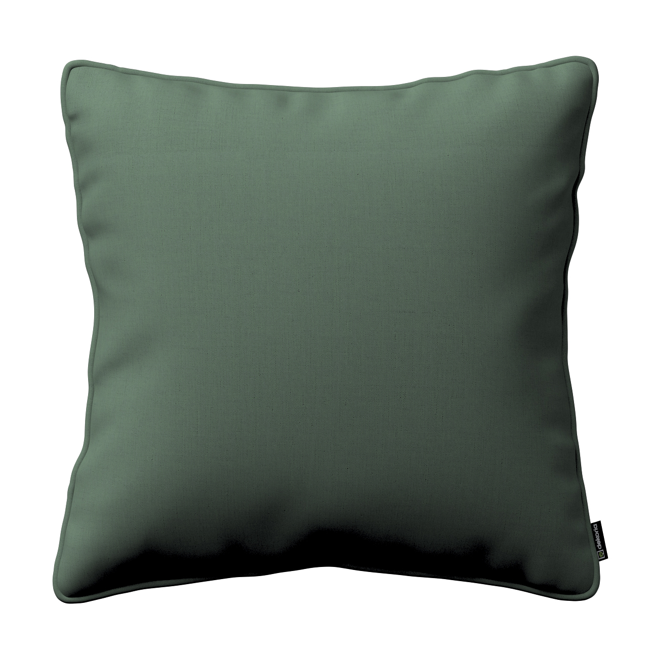 Kissenhülle Gabi mit Paspel, grün, 45 x 45 cm, Leinen (159-08) günstig online kaufen