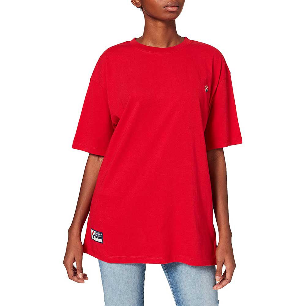 Superdry Code Essential Kurzärmeliges T-shirt XS Risk Red günstig online kaufen