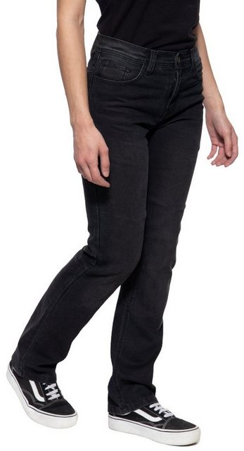 King Kerosin Motorradhose Queen Kerosin Motogear Black Damen Motorrad Jeans günstig online kaufen