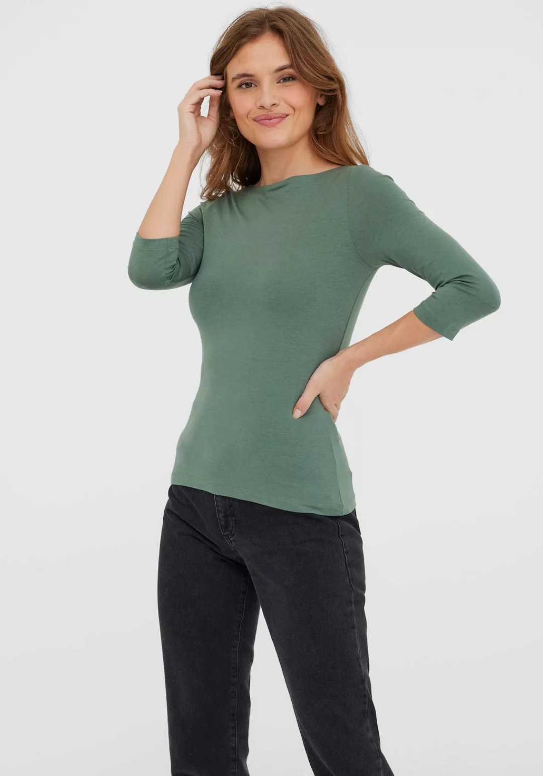 Vero Moda Damen Langarmhirt VMPANDA - Regular Fit günstig online kaufen