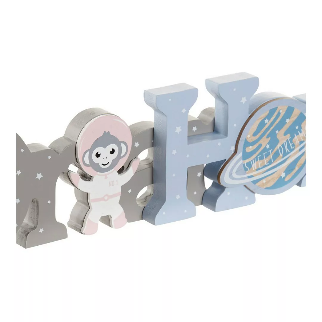 Deko-figur Dkd Home Decor Astro Monkey Holz Mdf (2 Pcs) (29.5 X 3 X 9 Cm) günstig online kaufen