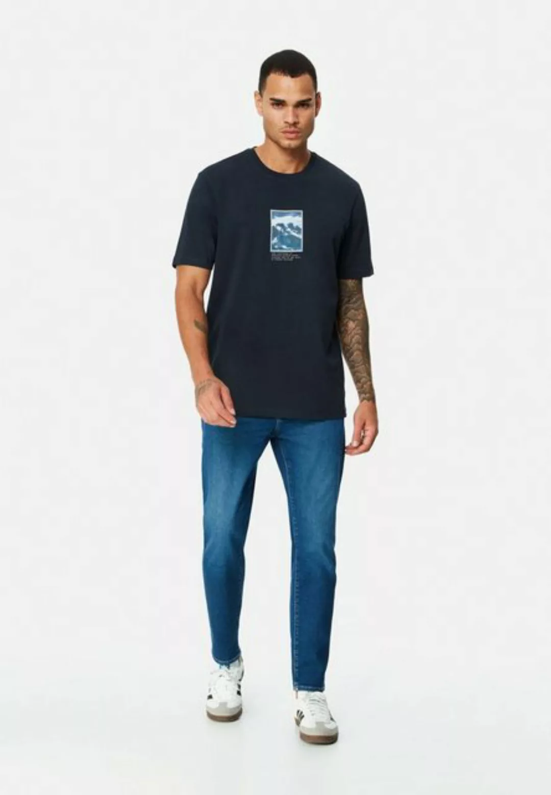 Mavi Rundhalsshirt PRINTED TEE Bedrucktes T-Shirt günstig online kaufen