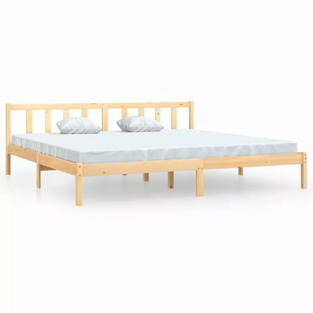 furnicato Bett Massivholzbett Kiefernholz 200x200 cm günstig online kaufen
