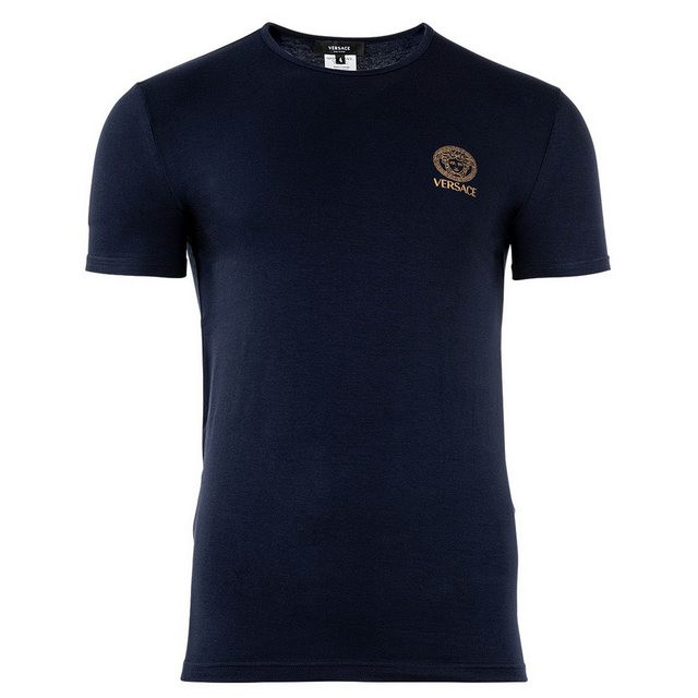 Versace T-Shirt Herren T-Shirt - Unterhemd, Rundhals, Stretch (Packung, 1er günstig online kaufen