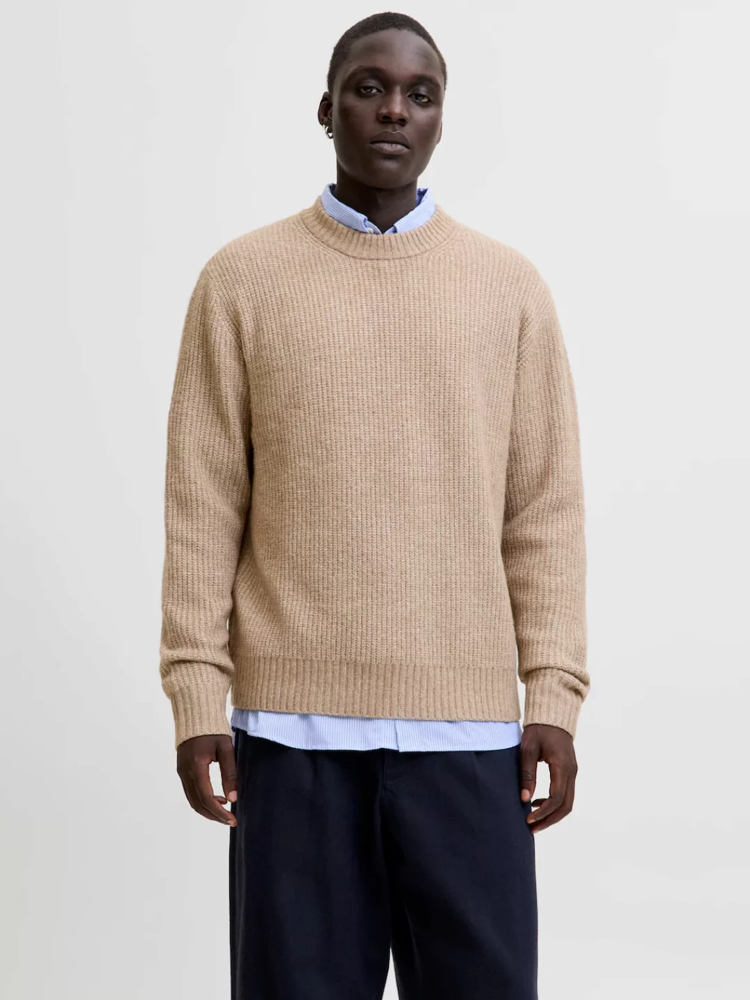 Jack & Jones Strickpullover "JORYORK OLLIE KNIT CREW NECK" günstig online kaufen