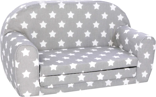 Knorrtoys® Sofa »Grey White Stars«, für Kinder; Made in Europe günstig online kaufen