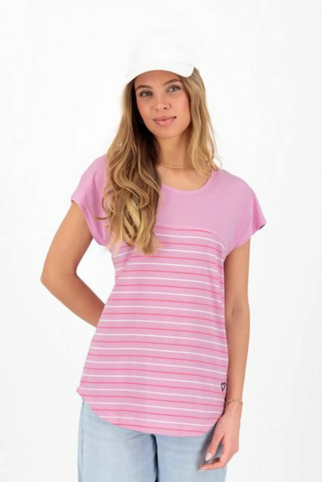 Alife & Kickin Rundhalsshirt ClarettaAK Z Shirt Damen Kurzarmshirt, T-Shirt günstig online kaufen