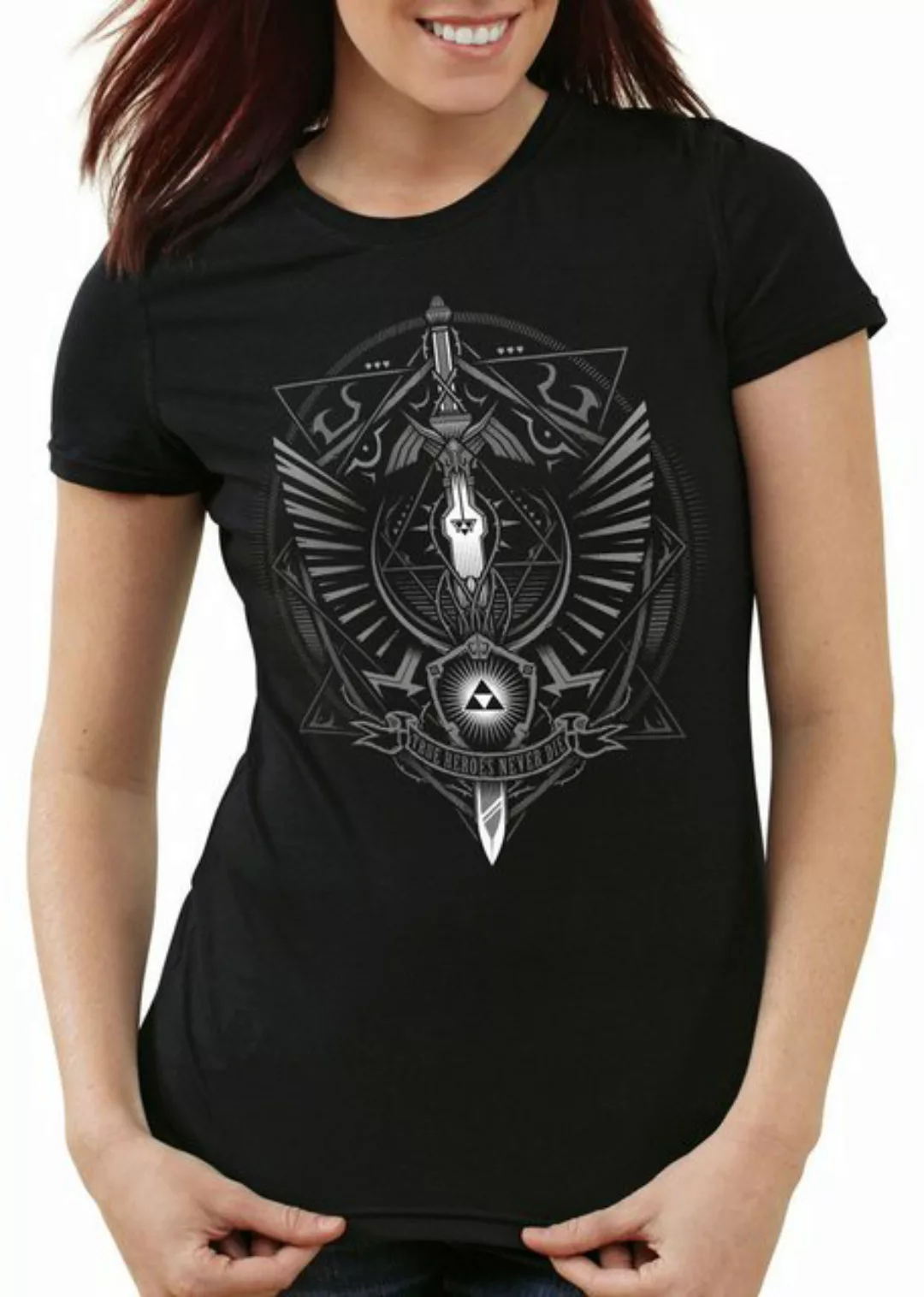 style3 T-Shirt Nature Triforce link hyrule zelda link nintendo günstig online kaufen