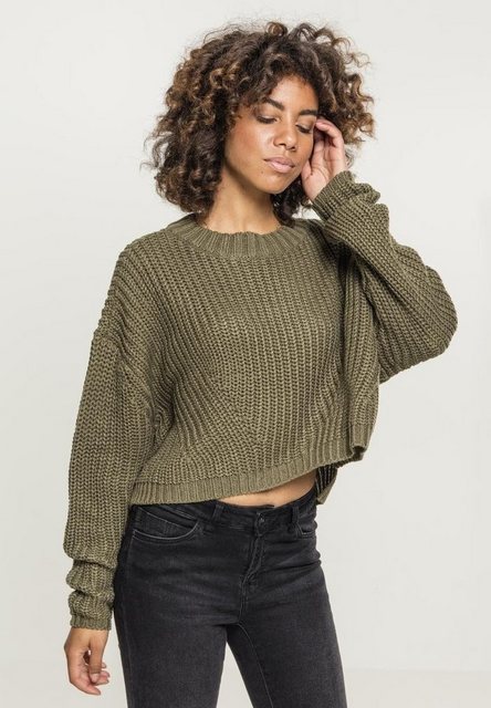 URBAN CLASSICS Kapuzenpullover "Damen Ladies Wide Oversize Sweater", (1 tlg günstig online kaufen