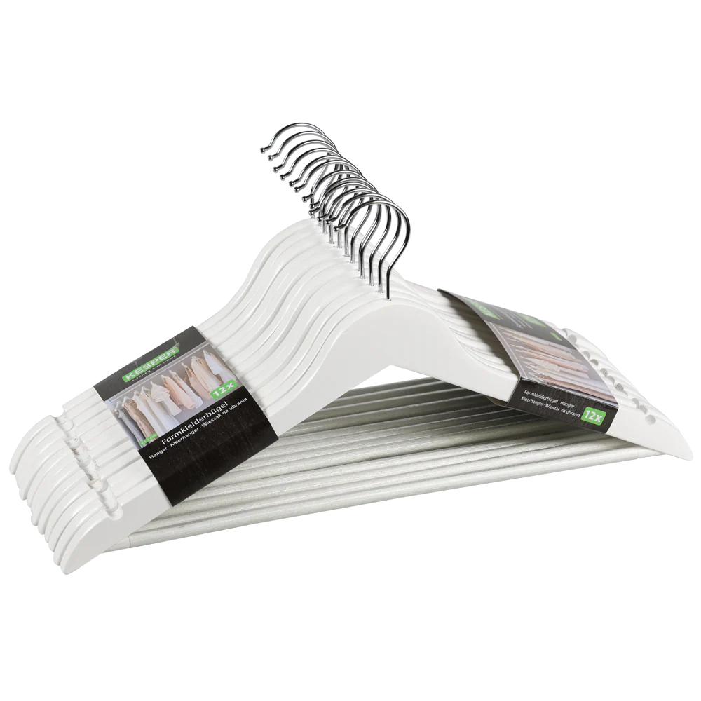 KESPER Kleiderbügel "Formkleiderbügel, 12er Set, FSC", (Set, 12 tlg.), mit günstig online kaufen