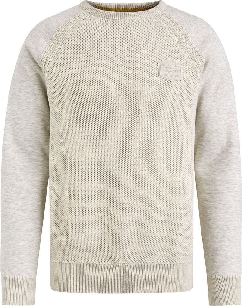 PME Legend Sweater Knit Sweat Ecru - Größe XL günstig online kaufen