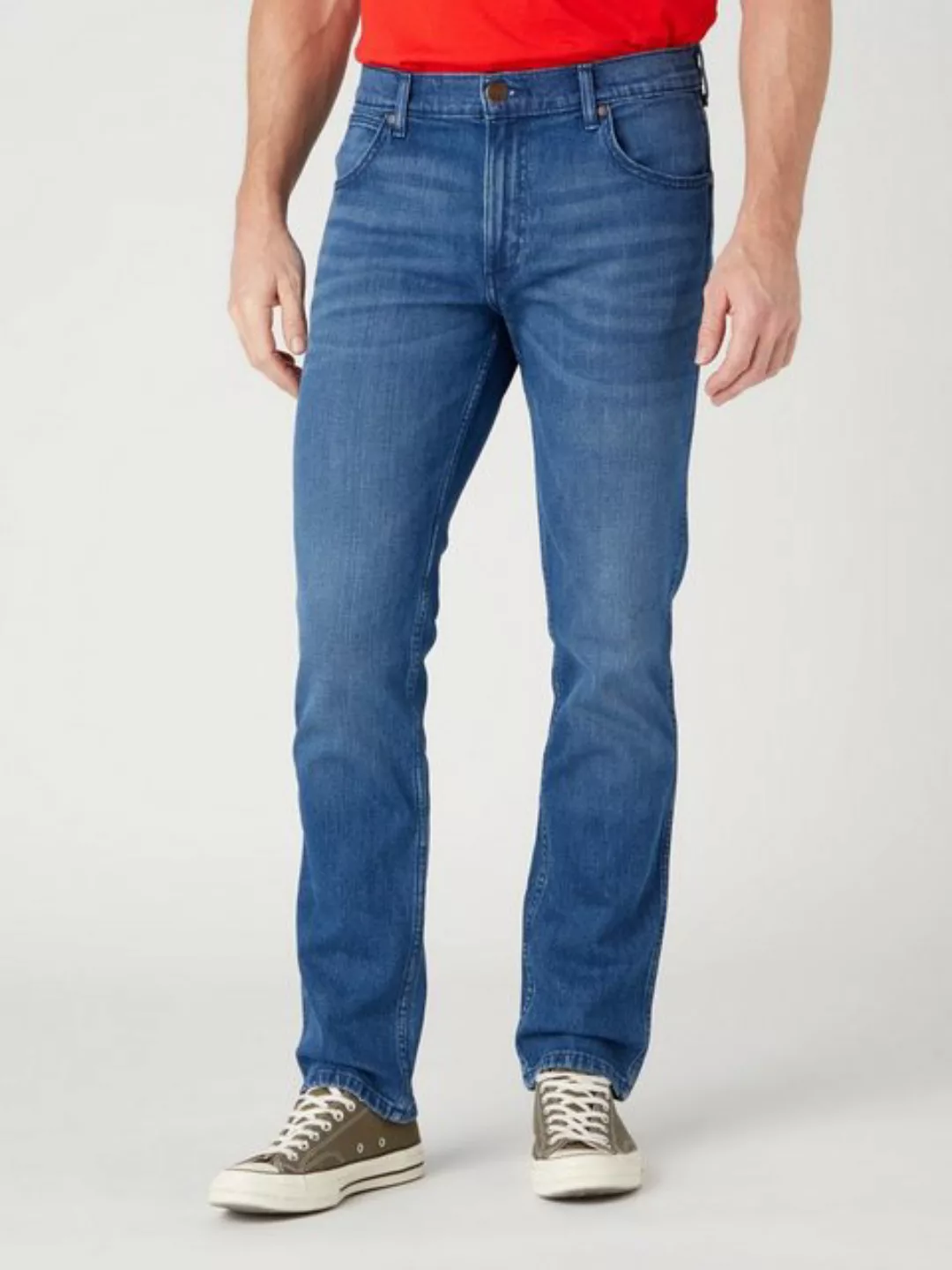 Wrangler 5-Pocket-Jeans WRANGLER GREENSBORO aries blue W15QAG42A günstig online kaufen