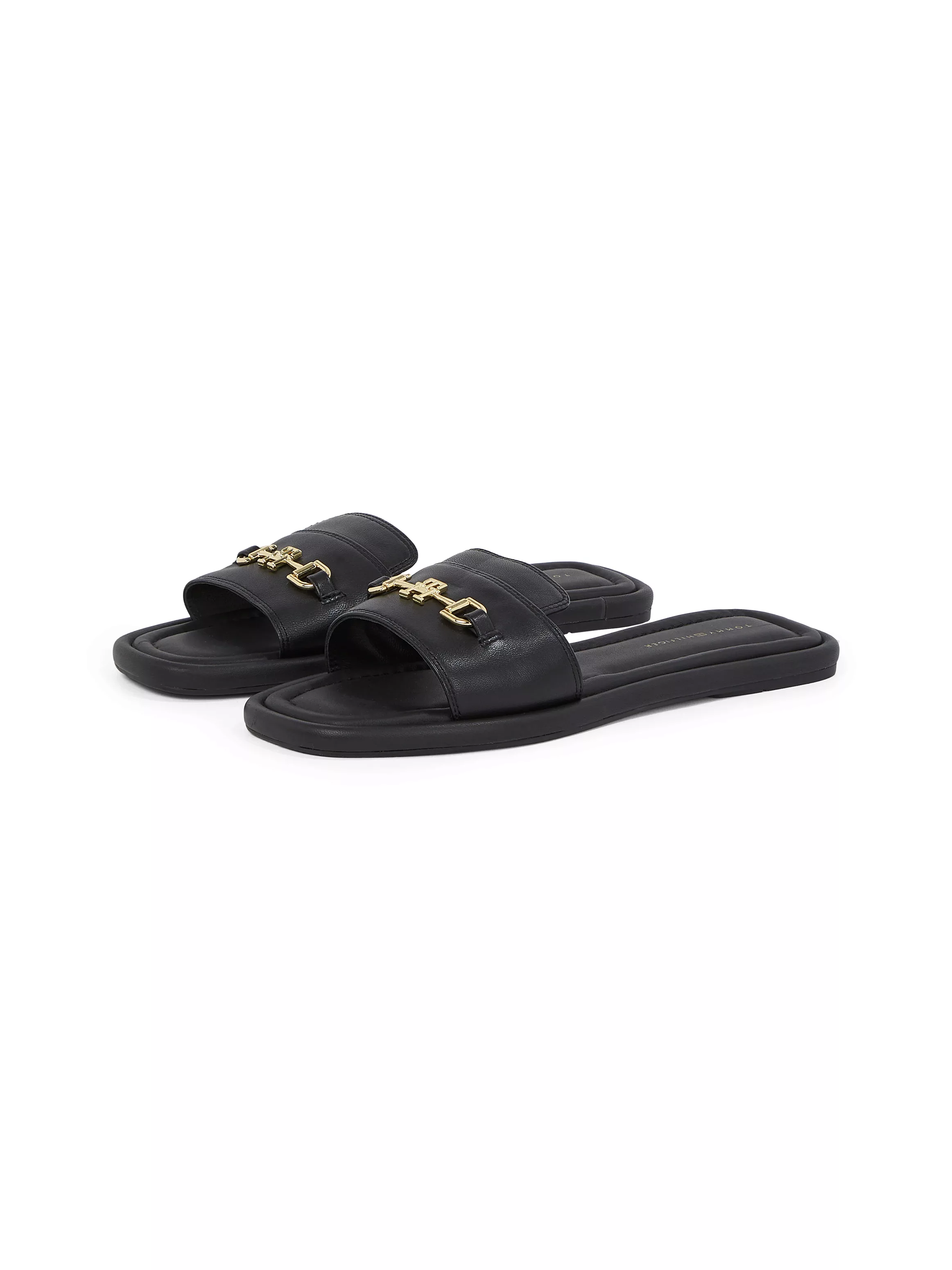 Tommy Hilfiger LEATHER HORSEBIT MULE Pantolette, günstig online kaufen