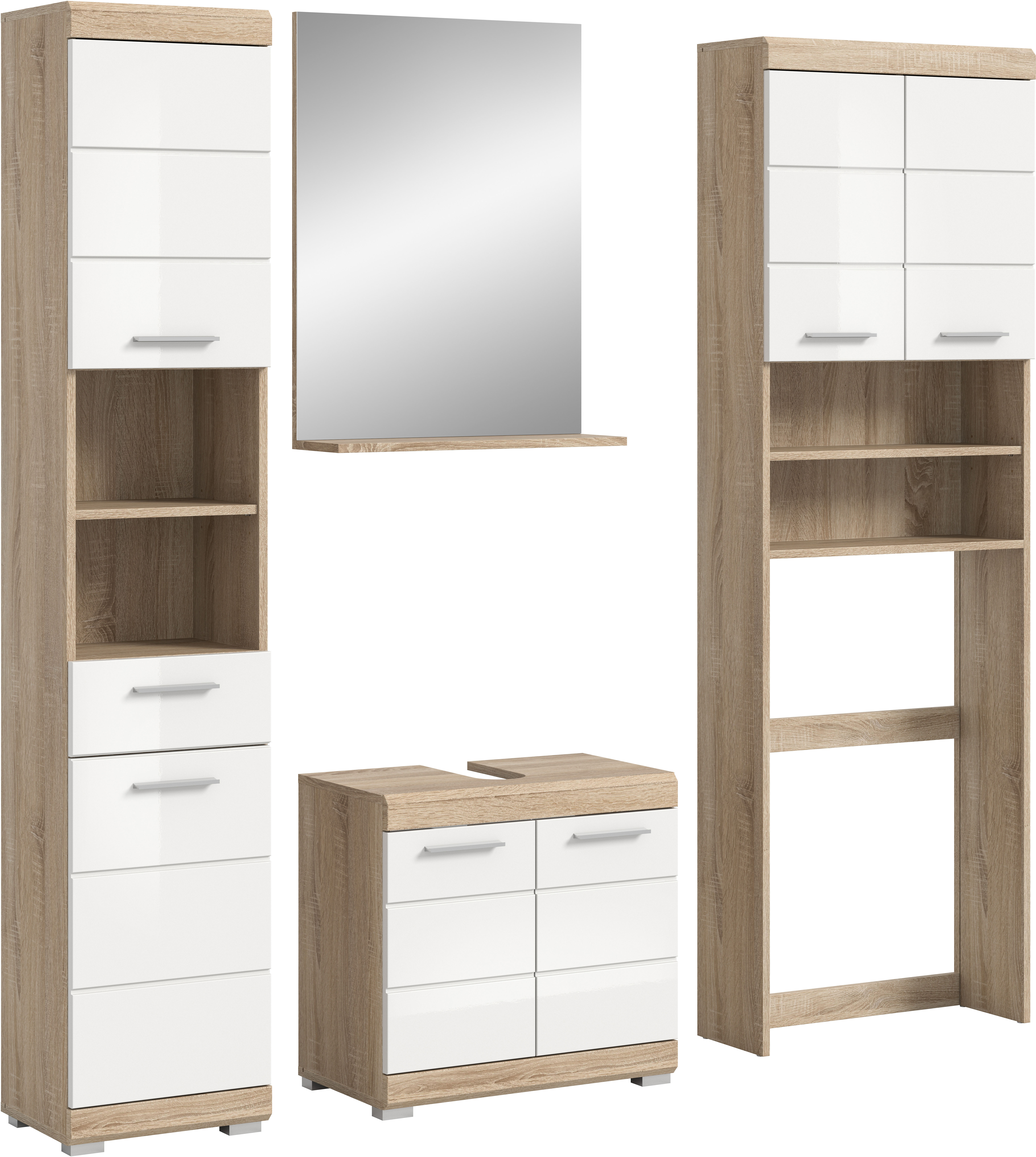 INOSIGN Badmöbel-Set "Siena, 4 teilig, bestehend aus:", (Set), Hochschrank, günstig online kaufen