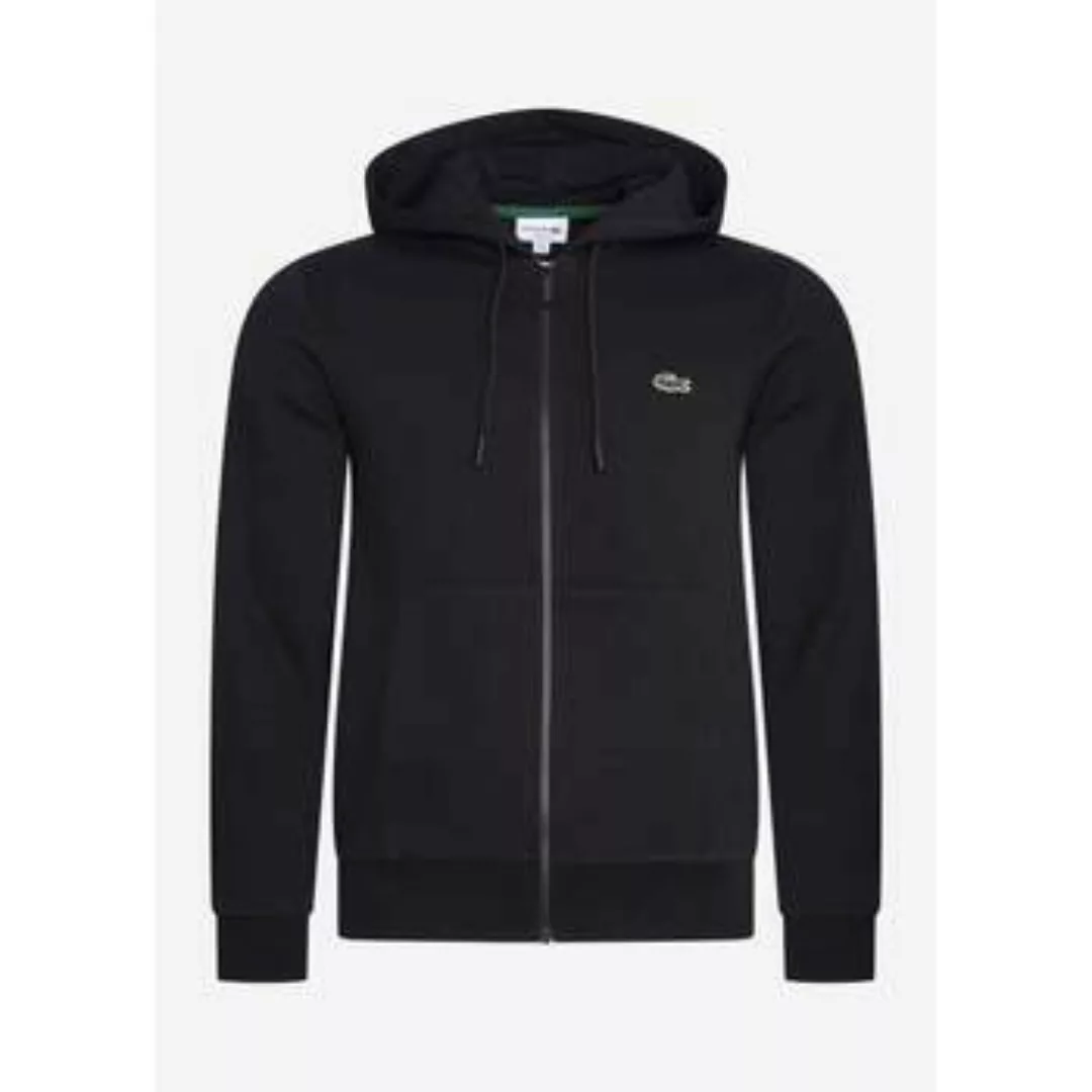 Lacoste  Strickjacken Hoodie mit durchgehendem Reißverschluss - schwarz günstig online kaufen