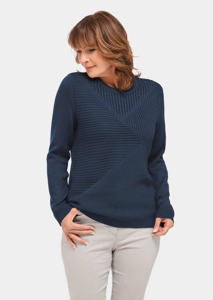 GOLDNER Strickpullover Kurzgröße: günstig online kaufen