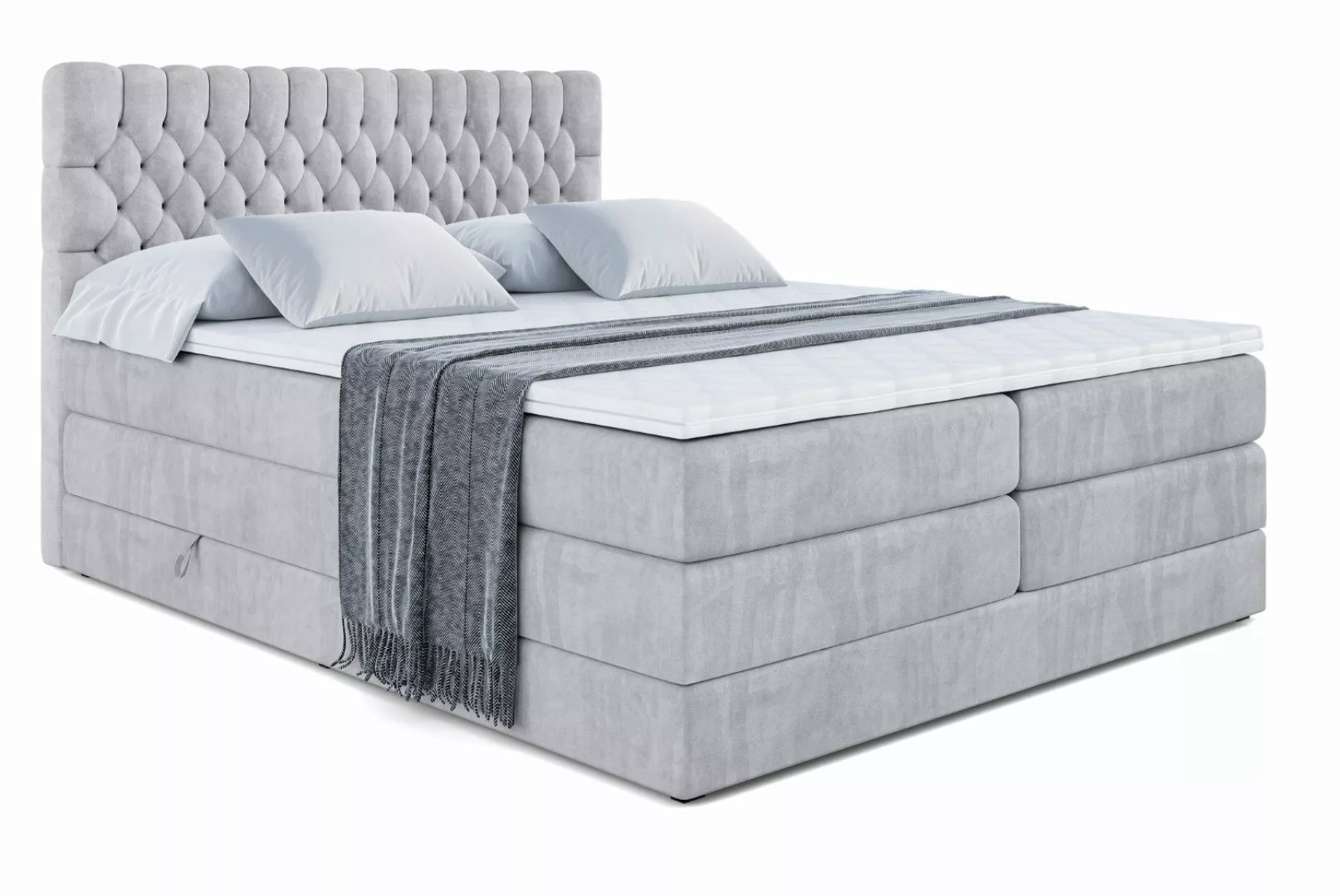 ALTDECOR Boxspringbett SERENE KING (Multipocket-Matratze H4, günstig online kaufen