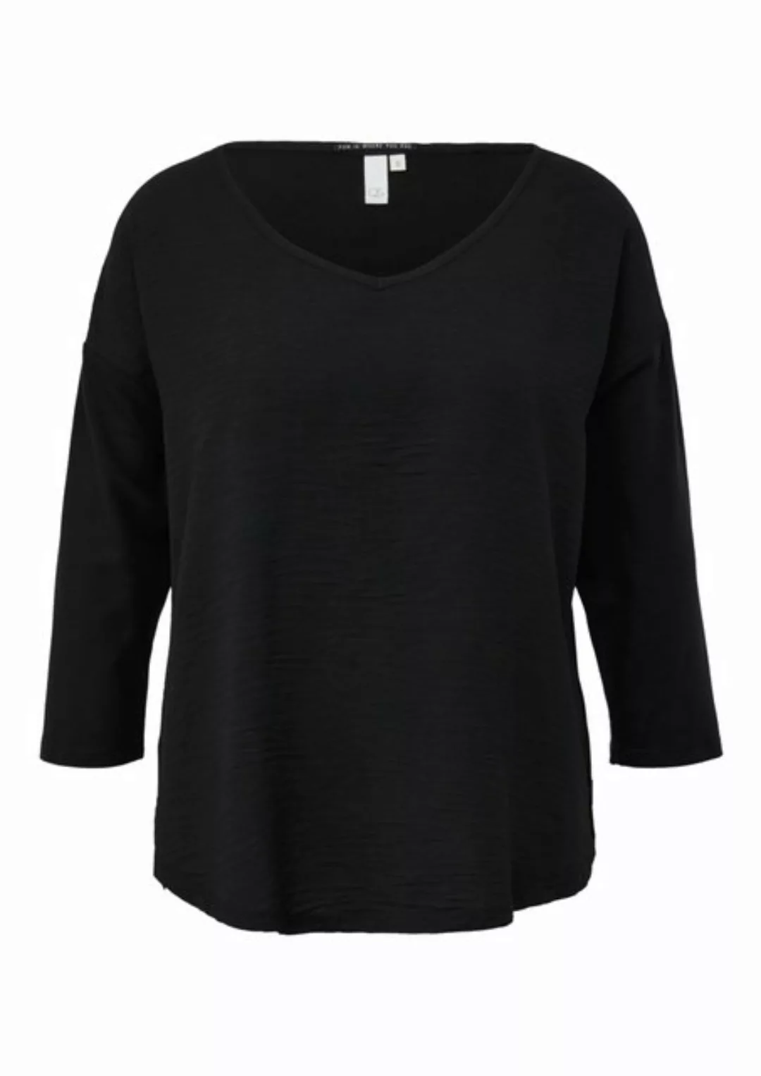 QS 3/4-Arm-Shirt 3/4-Arm-Shirt im Fabricmix günstig online kaufen