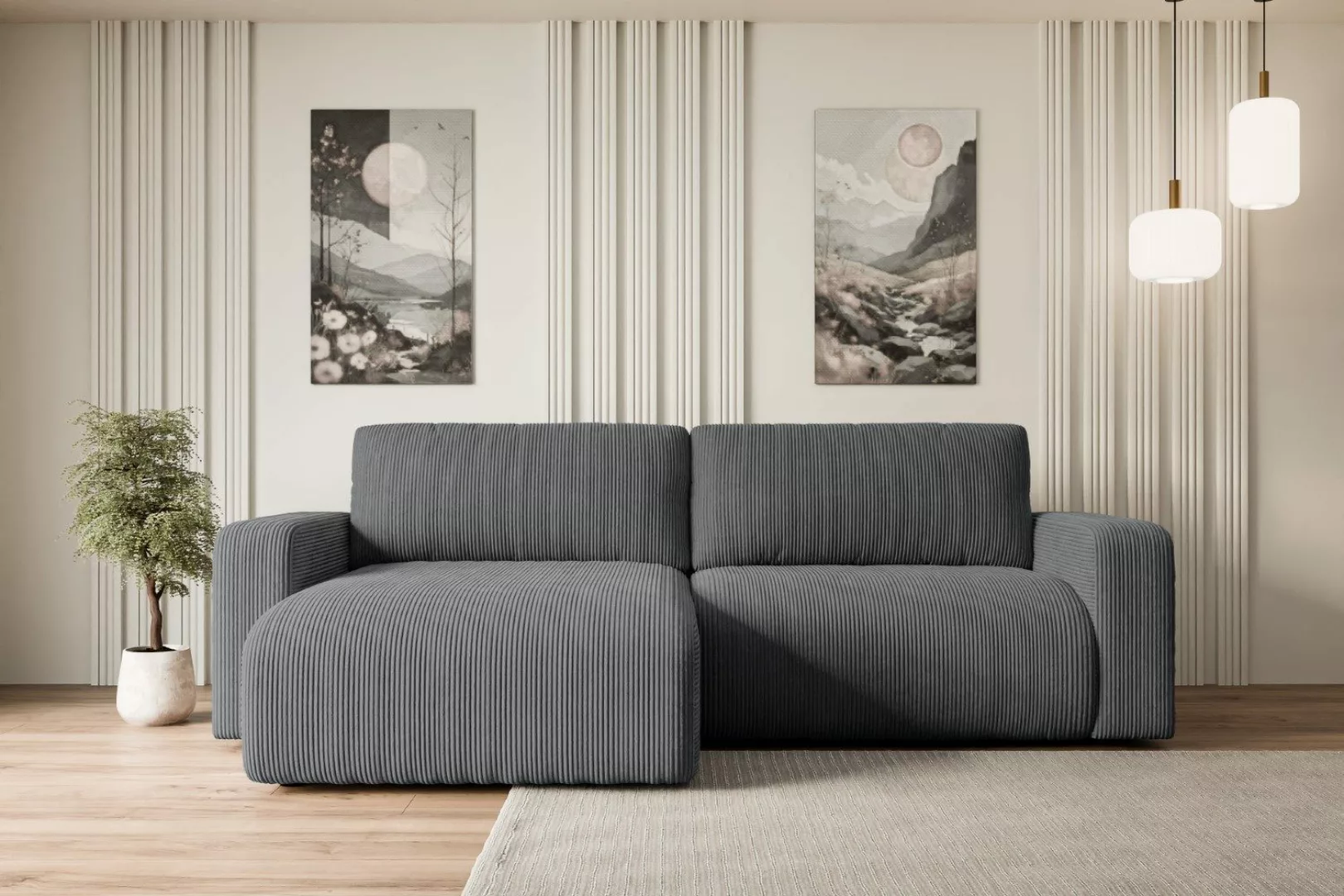 ALTDECOR Ecksofa KLEEA-L, Couch mit Schlaffunktion, günstig online kaufen