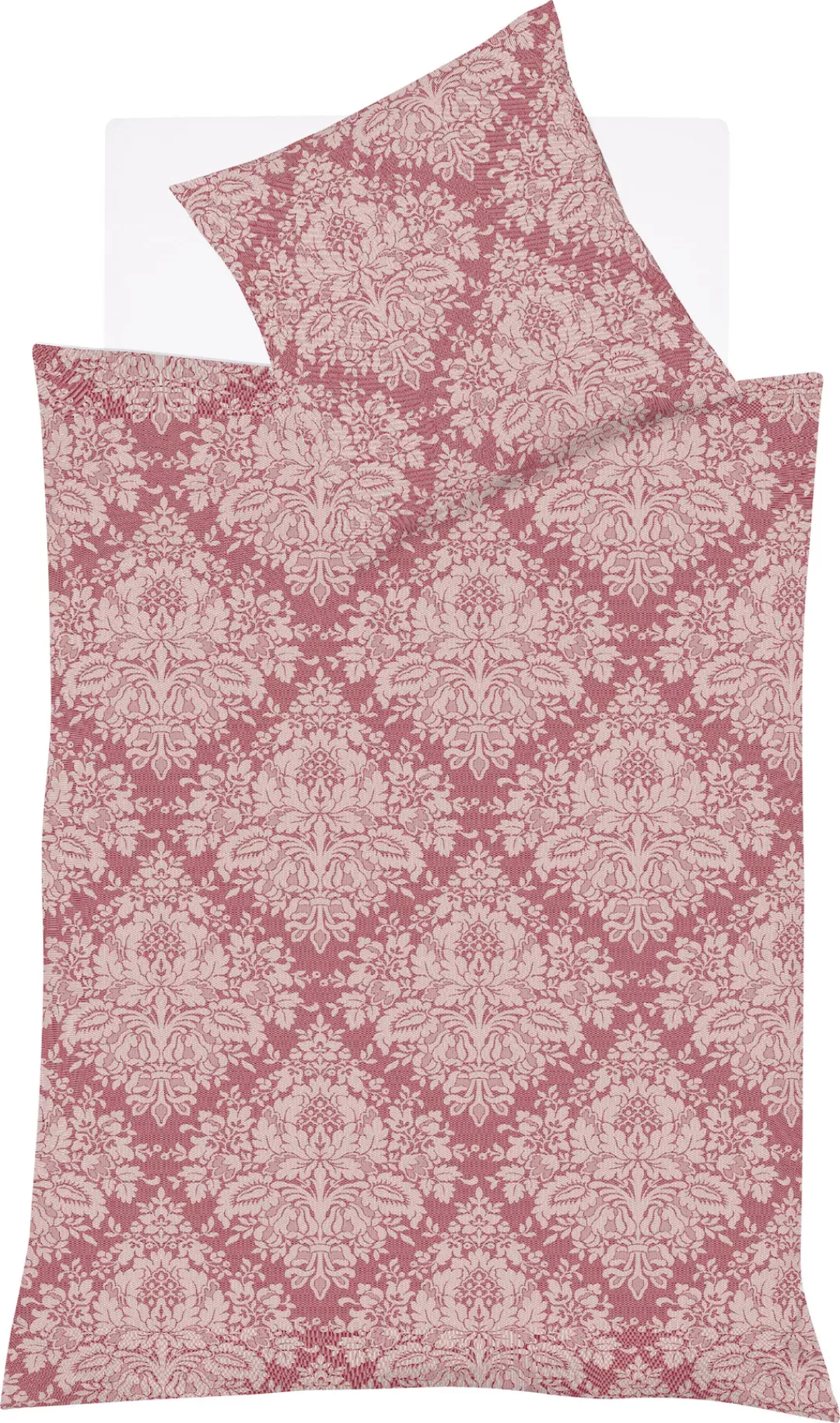 fleuresse Bettwäsche »Lech 3739«, (2 tlg.), Jacquard Flanell, Baumwolle, in günstig online kaufen