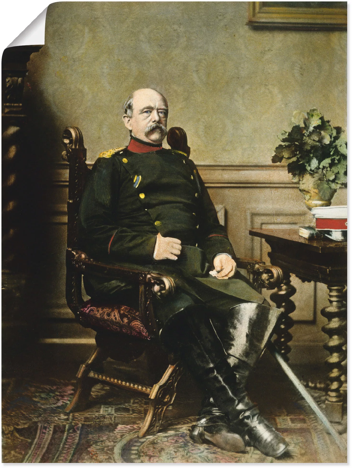 Artland Wandbild "Otto von Bismarck", Menschen, (1 St.), als Leinwandbild, günstig online kaufen