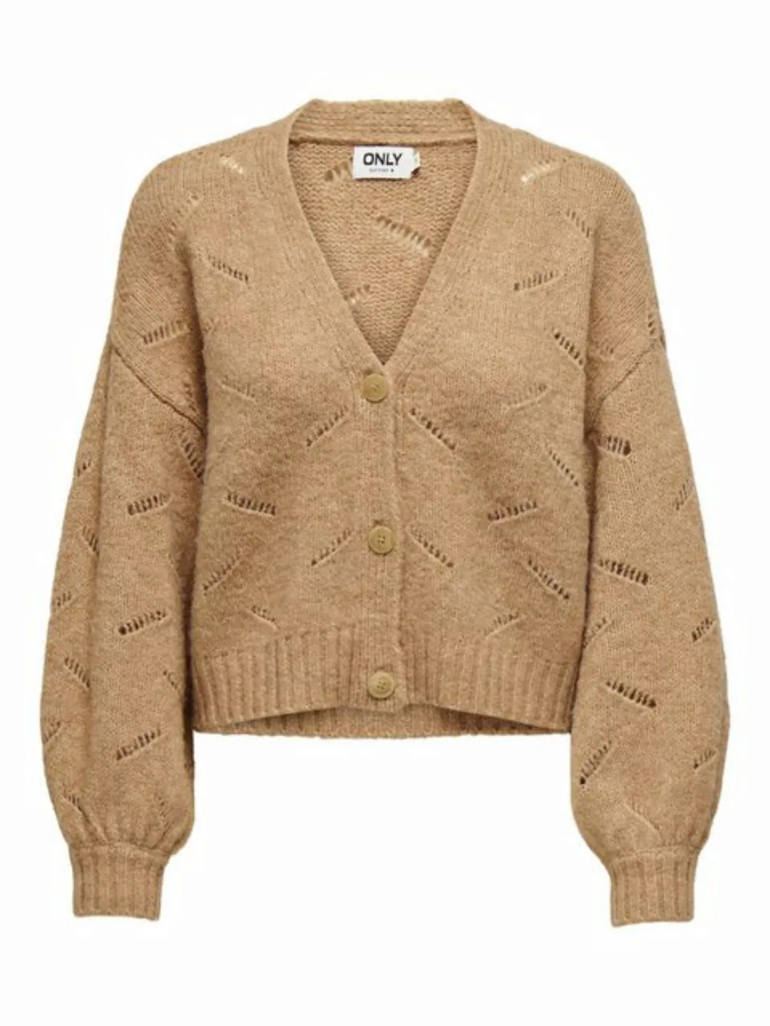 ONLY Strickjacke ONLAYA (1-tlg) Lochmuster günstig online kaufen